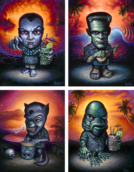 Brad Parker Tiki Art